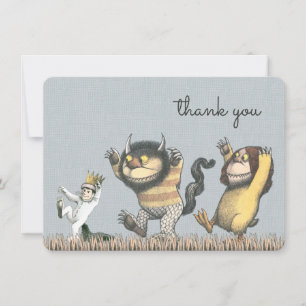 Wo die wilden Dinge sind Babydusche Danke