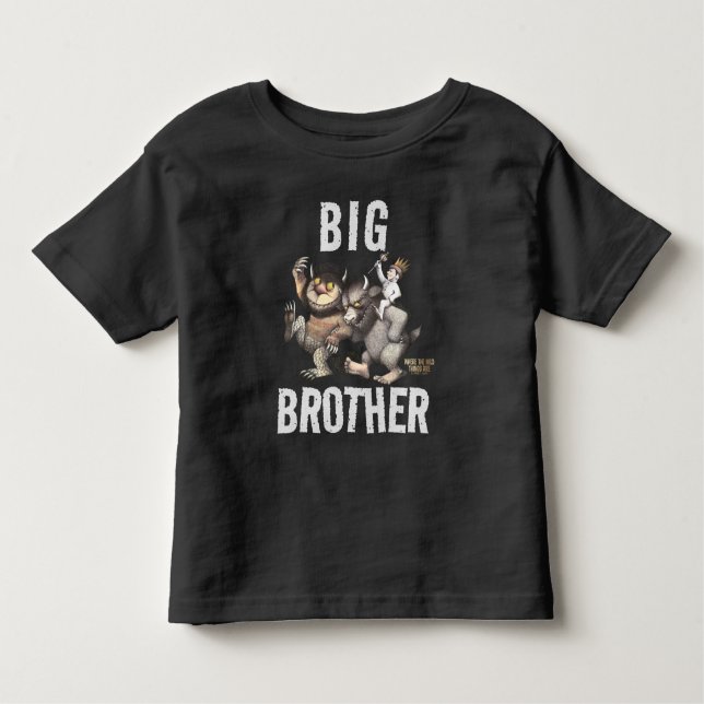 Wo die wilden Dinge sind | Big Brother Kleinkind T-shirt (Vorderseite)