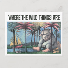 Wo die wilden Dinge sind | Buchabdeckung Postkarte