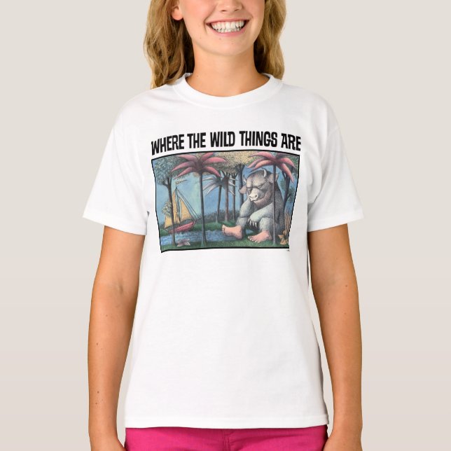 Wo die wilden Dinge sind | Buchabdeckung T-Shirt (Vorderseite)