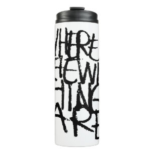 Wo die wilden Dinge sind   Handschriftlich Thermosbecher