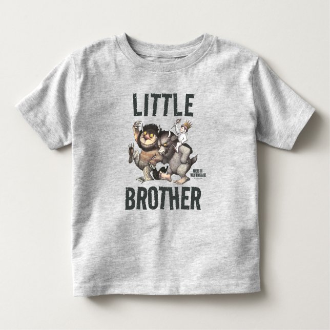 Wo die wilden Dinge sind | Little Brother Kleinkind T-shirt (Vorderseite)