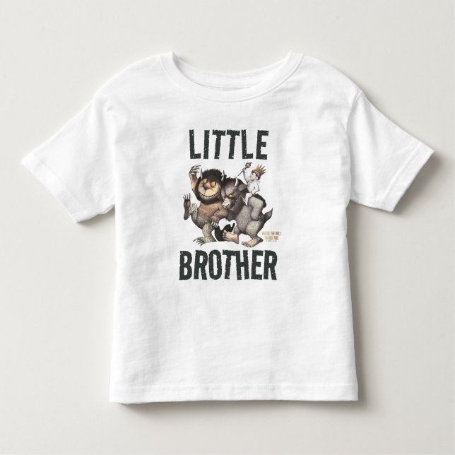 Wo die wilden Dinge sind | Little Brother Kleinkind T-shirt (Vorderseite)