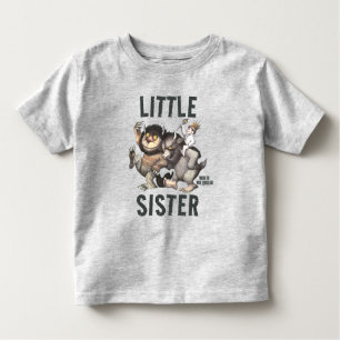 Wo die wilden Dinge sind   Little Sister Kleinkind T-shirt
