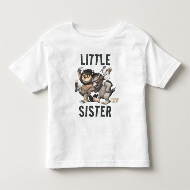 Wo die wilden Dinge sind | Little Sister Kleinkind T-shirt (Vorderseite)