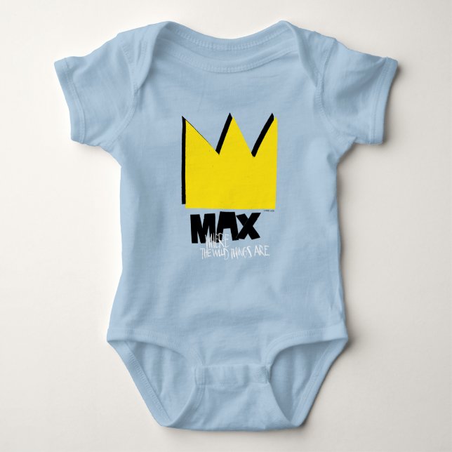 Wo die wilden Dinge sind | Max & Crown Baby Strampler (Vorderseite)