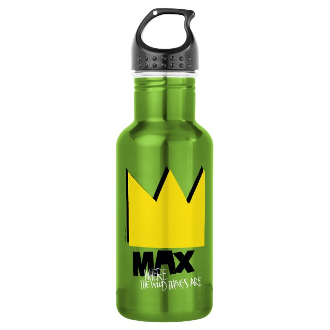 Wo die wilden Dinge sind | Max & Crown Edelstahlflasche (Vorderseite)