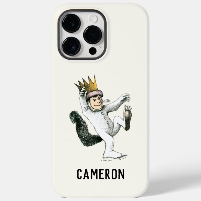 Wo die wilden Dinge sind | Max | Name hinzufügen Case-Mate iPhone Hülle (Rückseite)