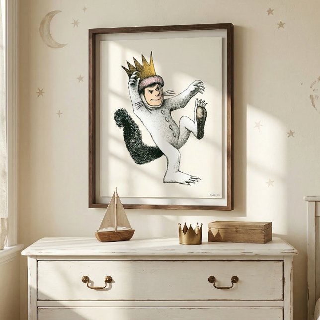 Wo die wilden Dinge sind | Max Poster (Generated image of large size poster on wall)