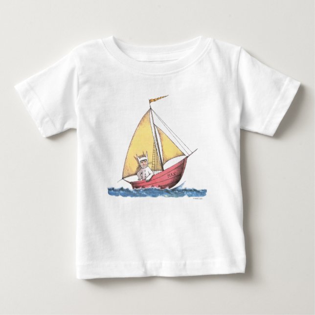 Wo die wilden Dinge sind | Max Sailing Baby T-shirt (Vorderseite)