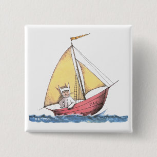 Wo die wilden Dinge sind Max Sailing Button