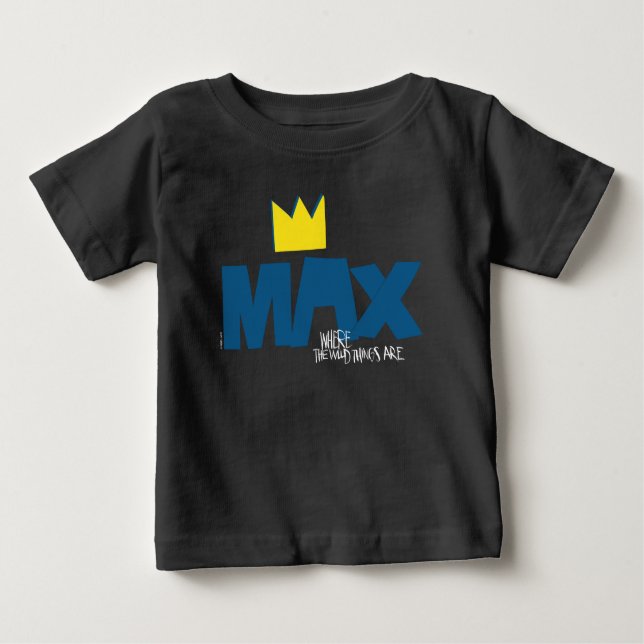 Wo die wilden Dinge sind | Max und Krone Baby T-shirt (Vorderseite)