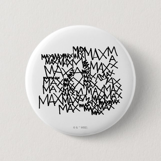 Wo die wilden Dinge sind | Max wiederholt Button (Vorderseite)