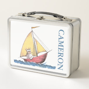 Wo die wilden Dinge sind   Name hinzufügen Metall Brotdose