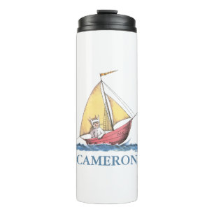 Wo die wilden Dinge sind   Name hinzufügen Thermosbecher