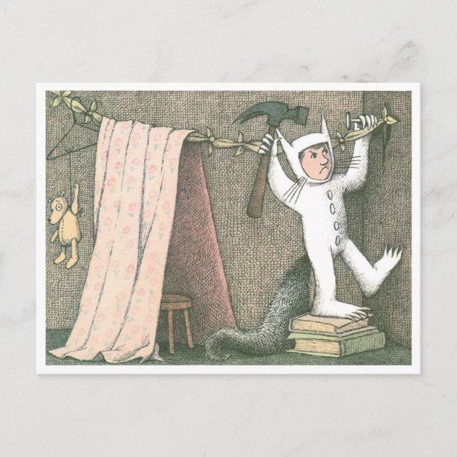 Wo die wilden Dinge sind | Szene 1 Postkarte (Vorderseite)