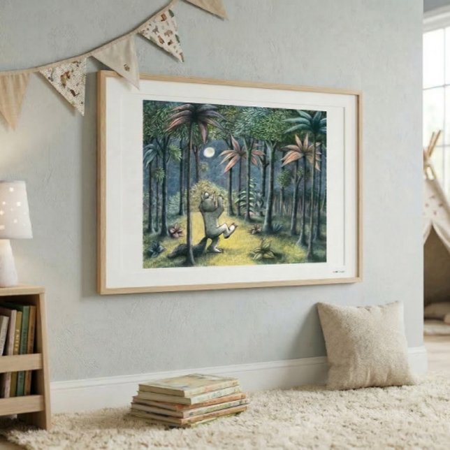 Wo die wilden Dinge sind | Szene 6 Poster (Generated image of large size poster on wall)