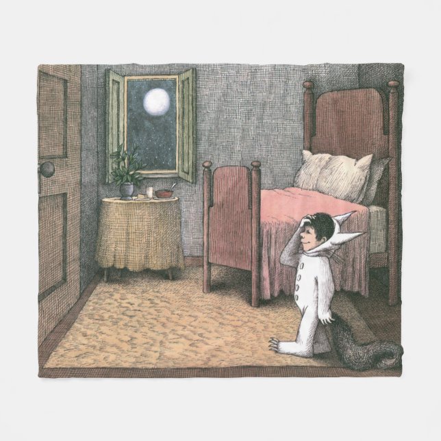 Wo die wilden Dinge sind | Szene 7 Fleecedecke (Vorderseite (Horizontal))