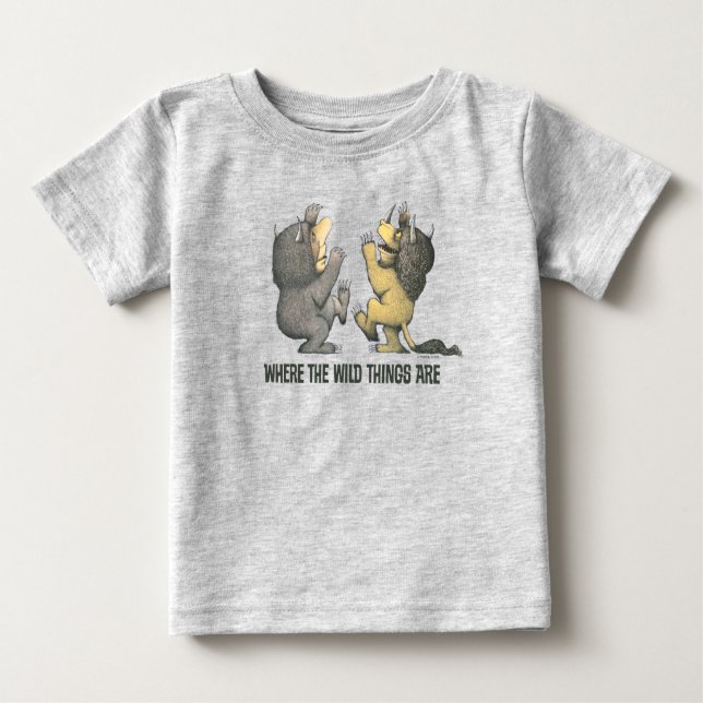Wo die wilden Dinge sind | Wilde Dinge Baby T-shirt (Vorderseite)