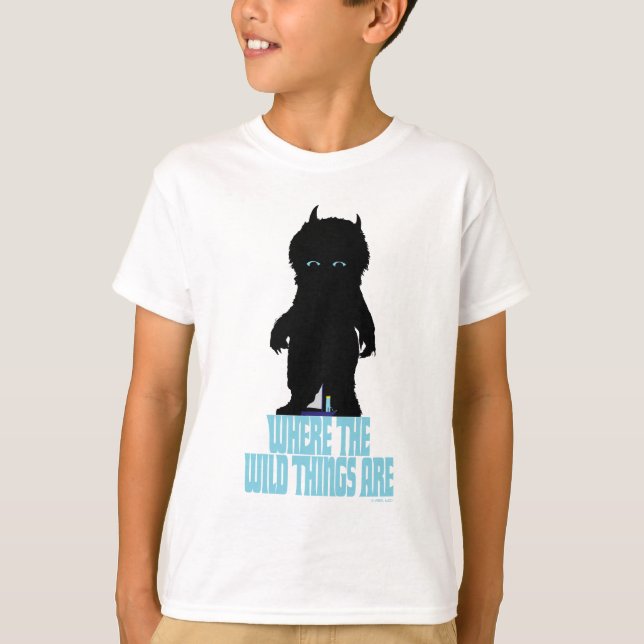 Wo die wilden Dinge sind | Wilde Dinge - Silhouett T-Shirt (Vorderseite)