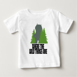Wo die wilden Dinge sind   Wilde Dinge und Bäume Baby T-shirt