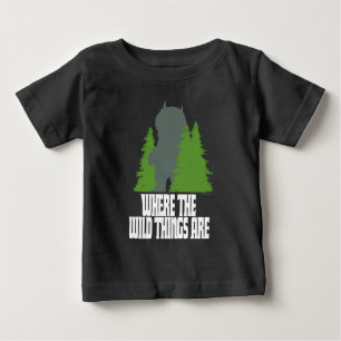 Wo die wilden Dinge sind   Wilde Dinge und Bäume Baby T-shirt