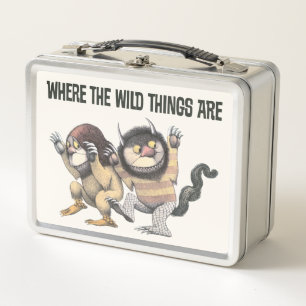 Wo die wilden Dinge sind   Zwei wilde Dinge Metall Brotdose