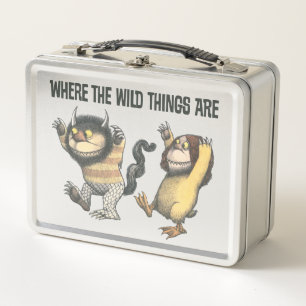 Wo die wilden Dinge sind   Zwei wilde Dinge Metall Brotdose
