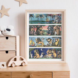 Wo die wilden Dinge Szenen sind Poster