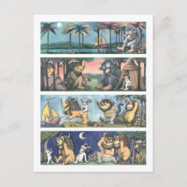 Wo die wilden Dinge Szenen sind Postkarte