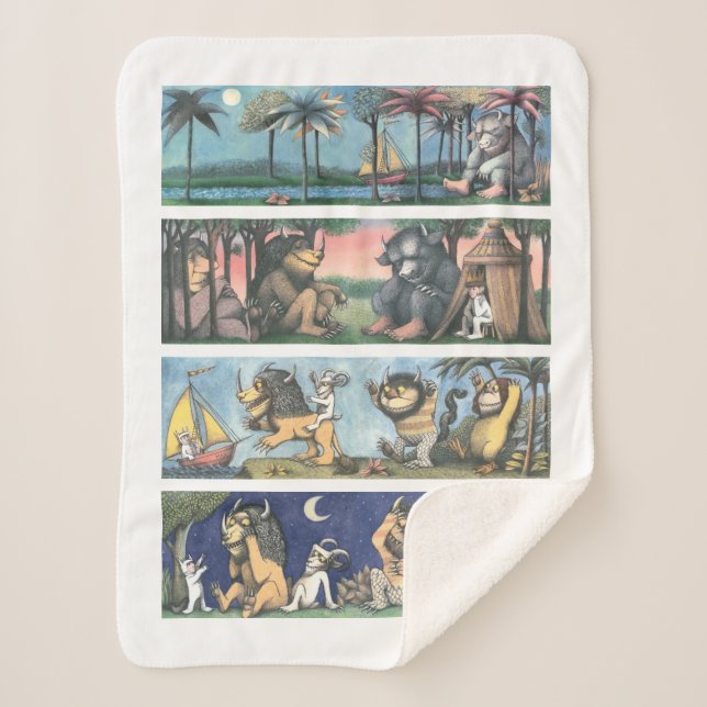 Wo die wilden Dinge Szenen sind Sherpadecke (Vorderseite)