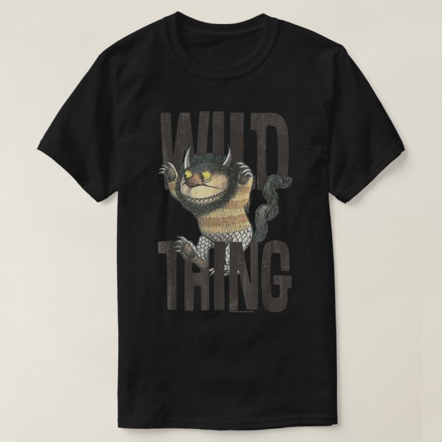 Wo die wilden Dinge wild sind T-Shirt (Design vorne)