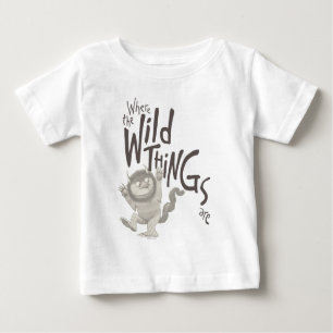 Wo die wilden Dinge zitieren Baby T-shirt