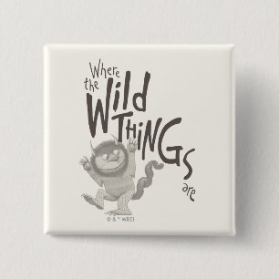 Wo die wilden Dinge zitieren Button