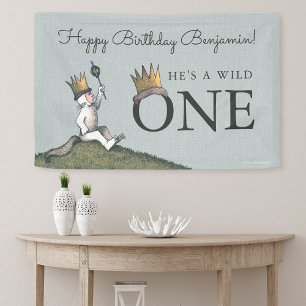 Wo die wilden Kerle wohnen 1. Geburtstag Banner