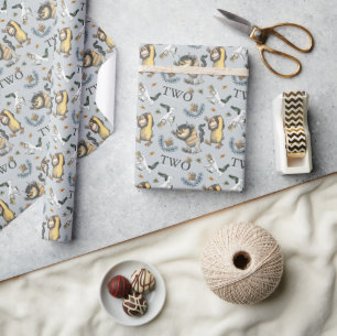 Wo die wilden Kerle wohnen 2. Geburtstag Geschenkpapier