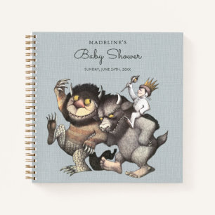Wo die wilden Kerle wohnen Baby Shower Gästeliste Notizbuch