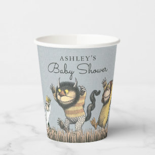 Wo die wilden Kerle wohnen Baby Shower Papiertasse Pappbecher