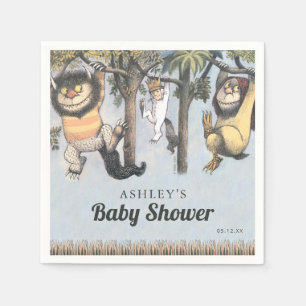 Wo die wilden Kerle wohnen Baby Shower Serviette