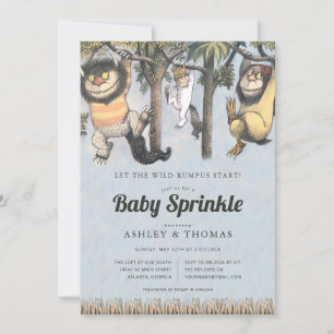 Wo die wilden Kerle wohnen Baby Sprinkle Einladung
