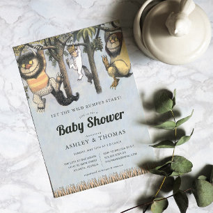 Wo die wilden Kerle wohnen - Babyparty Einladung