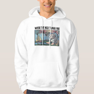Wo die wilden Kerle wohnen   Buchcover Hoodie