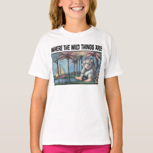 Wo die wilden Kerle wohnen   Buchcover T-Shirt