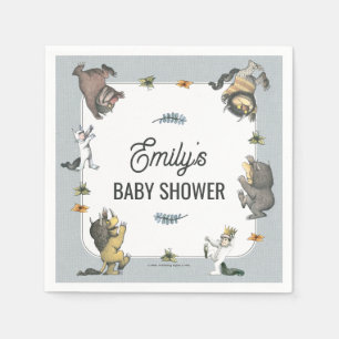 Wo die wilden Kerle wohnen Charakter-Baby-Party Serviette