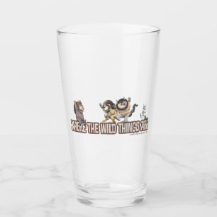 Wo die wilden Kerle wohnen Figuren auf Logo Glas