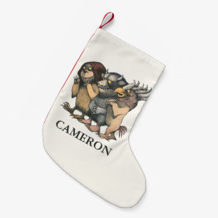 Wo die wilden Kerle wohnen   Namen hinzufügen Kleiner Weihnachtsstrumpf