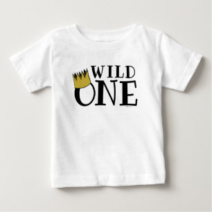 Wo die wilden Kerle wohnen   Wilde Eins erste Gebu Baby T-shirt