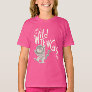 Wo die wilden Kerle wohnen Zitat - Pink T-Shirt