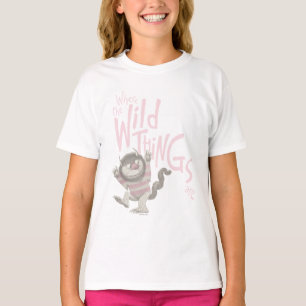 Wo die wilden Kerle wohnen Zitat - Pink T-Shirt