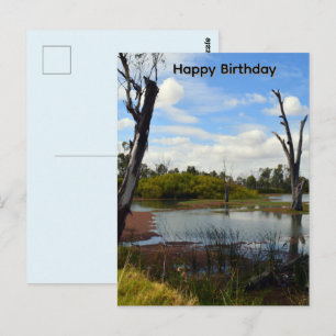 Wo die Wildtiere spielen, Riverland, Geburtstag Postkarte